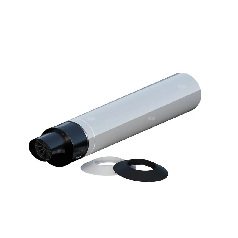 Oferta limitowana Wyjście poziome koncentryczne PP-AL + 2 rozety L855mm DN60/100mm